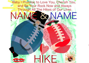 SAY I DO Mena & King  Style with Your Own Personalized Hike Blanket