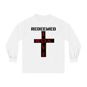 #LoveWon #Redeemed Unisex Classic Long Sleeve #T-Shirt