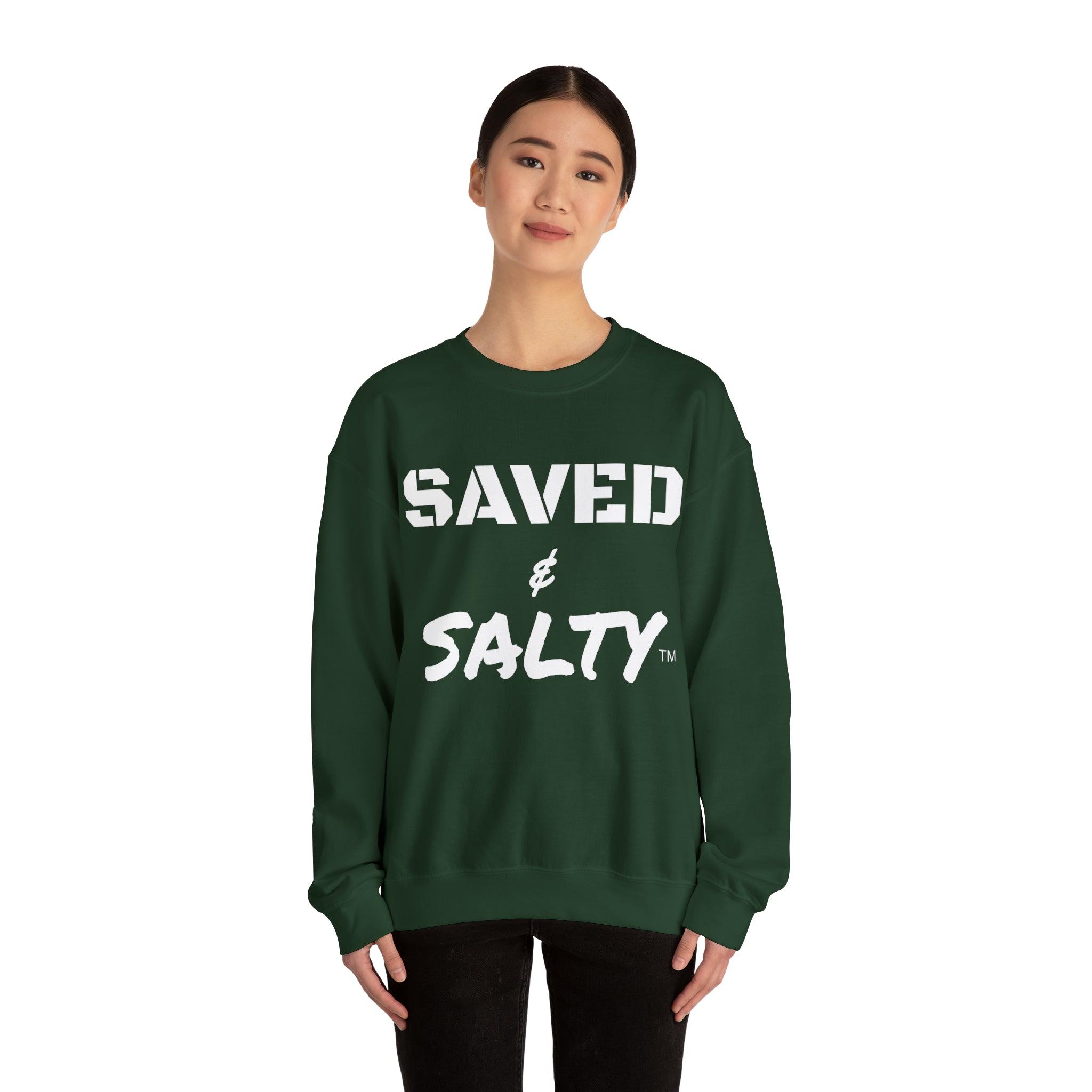 #Saved&Salty #Unisex Heavy Blend™ #Crewneck #Sweatshirt