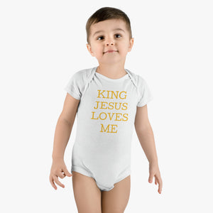 King Jesus Baby Short Sleeve Onesie®