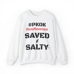 Open image in slideshow, #Saved&amp;Salty #PKOK #MenaMovement #Unisex Heavy Blend™ Crewneck Sweatshirt
