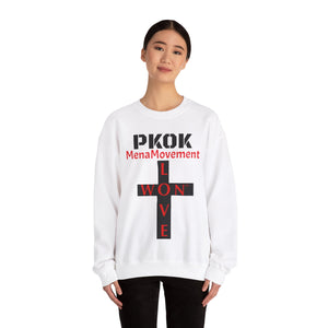 #PKOK #LoveWon #MenaMovement #Unisex Heavy Blend™ Crewneck Sweatshirt