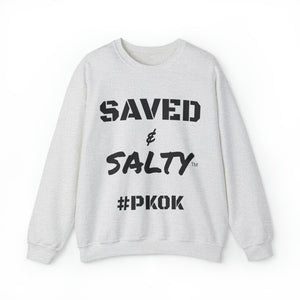 Open image in slideshow, #Saved&amp;Salty #PKOK #Unisex Heavy Blend™ Crewneck #Sweatshirt
