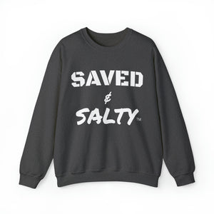 Open image in slideshow, #Saved&amp;Salty #Unisex Heavy Blend™ #Crewneck #Sweatshirt
