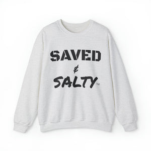 Open image in slideshow, #Saved&amp;Salty #Unisex Heavy Blend™ Crewneck #Sweatshirt
