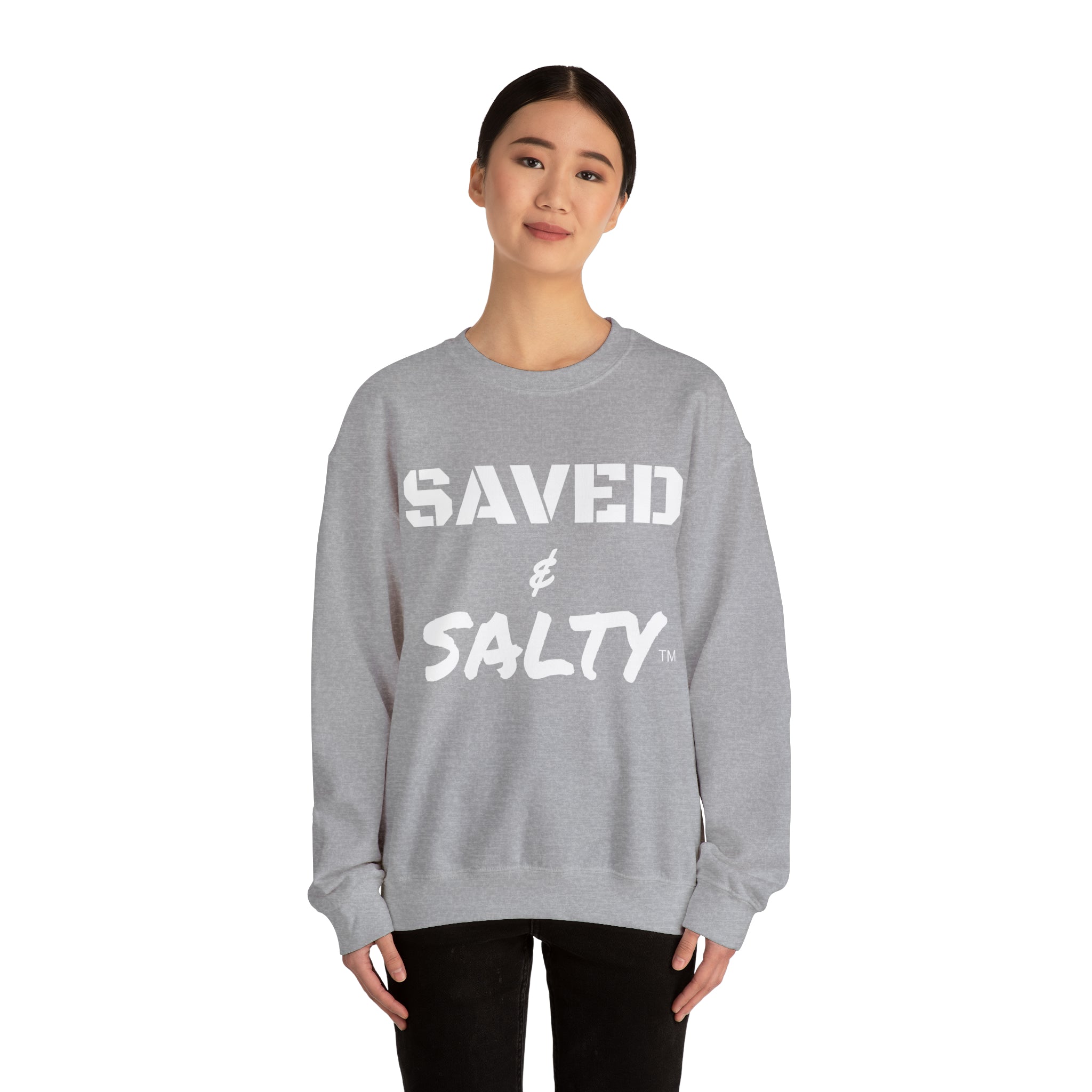 #Saved&Salty #Unisex Heavy Blend™ #Crewneck #Sweatshirt