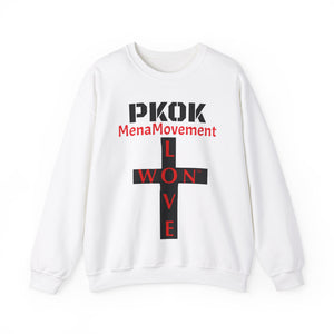 Open image in slideshow, #PKOK #LoveWon #MenaMovement #Unisex Heavy Blend™ Crewneck Sweatshirt
