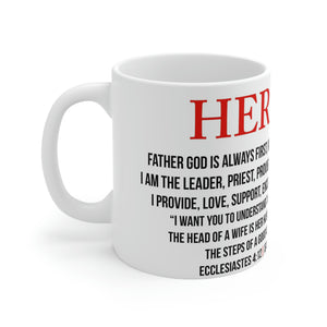 Open image in slideshow, Her King Ceramic Mug 11oz
