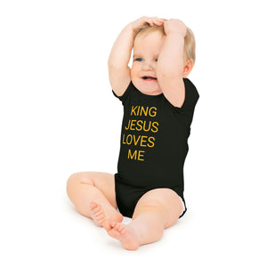 Open image in slideshow, King Jesus Baby Short Sleeve Bodysuit
