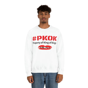 MENA #PKOK Saved | Healed | Delivered Unisex Heavy Blend™ Crewneck Sweatshirt