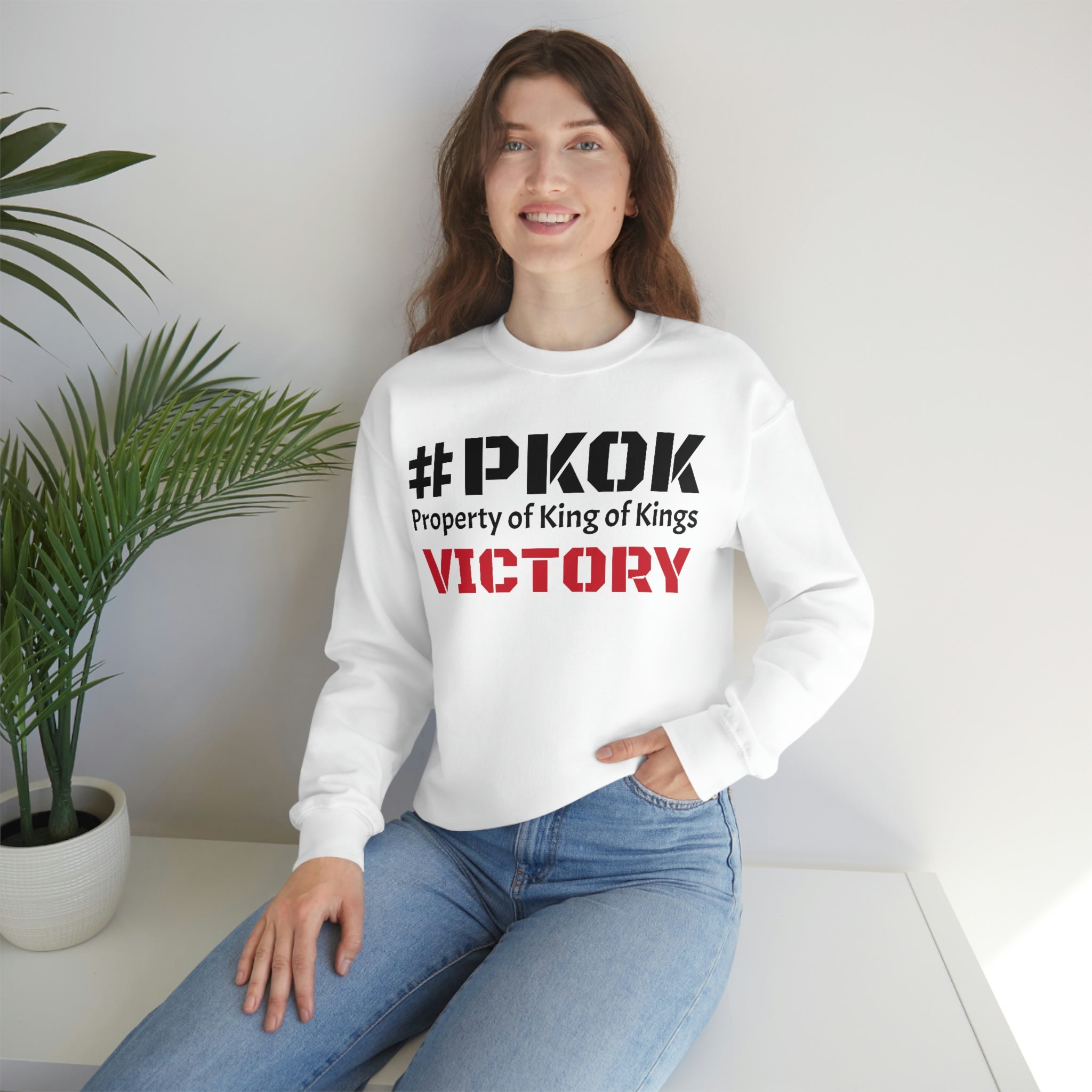 #PKOK VICTORY Unisex Heavy Blend™ Crewneck Sweatshirt