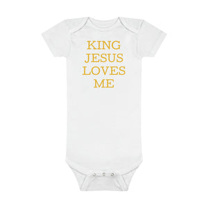King Jesus Baby Short Sleeve Onesie®