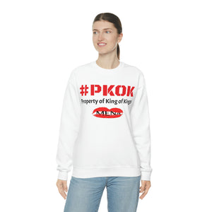 Open image in slideshow, MENA #PKOK Saved | Healed | Delivered Unisex Heavy Blend™ Crewneck Sweatshirt
