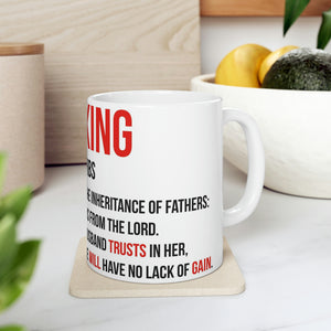 Her King Proverbs Ceramic Mug 11oz